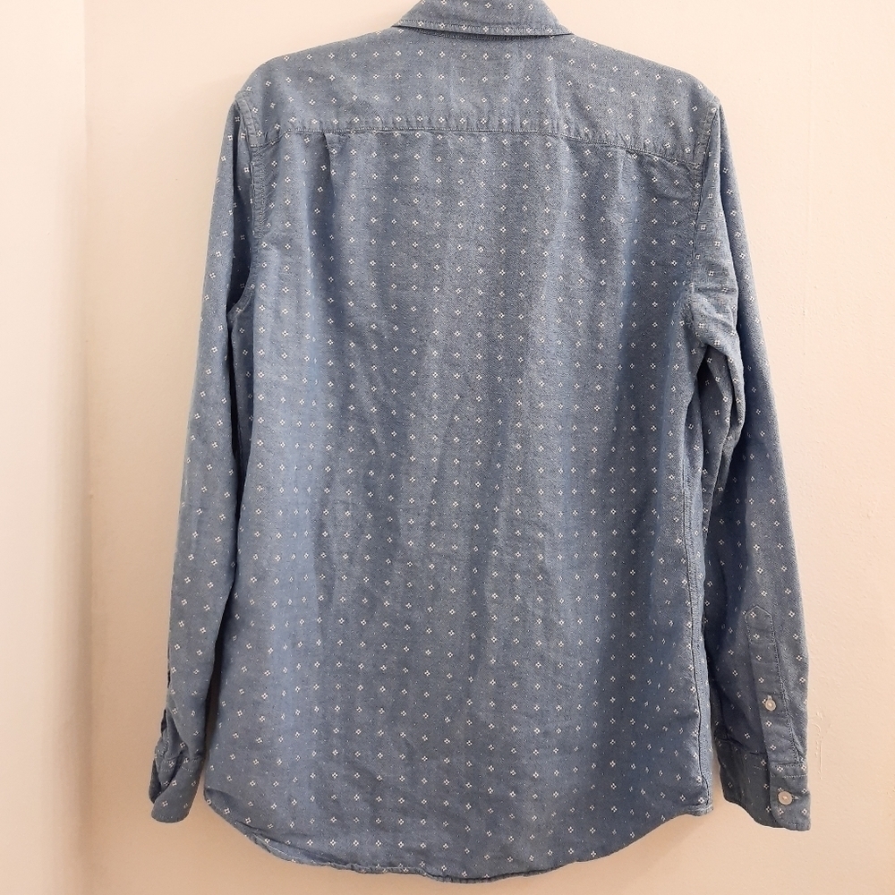 American Eagle Chambray Button Down Mt - image 2
